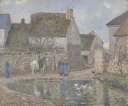 Camille Pissarro The Pond at Ennery Sweden oil painting artist
